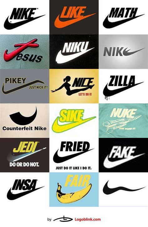 fake nike logos|funny nike logo.